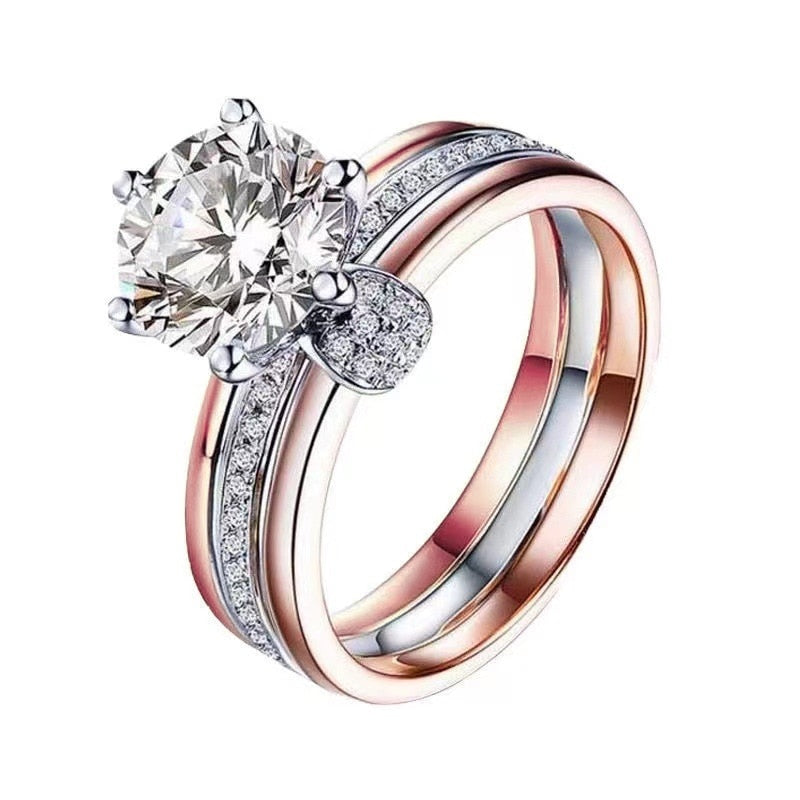 Trilogy Brilliance - Moissanite Ring